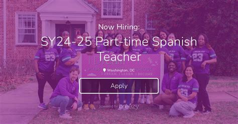 Sy24 25 Part Time Spanish Teacher Contracted At I Dream Public