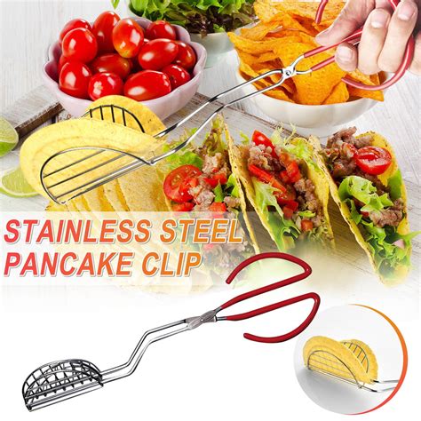 Taco Shell Tong Taco Shell Mold For Frying U Shaped Stainless Steel