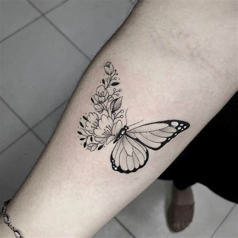Tattoo Flower And Butterfly Designs At Gerry Terry Blog