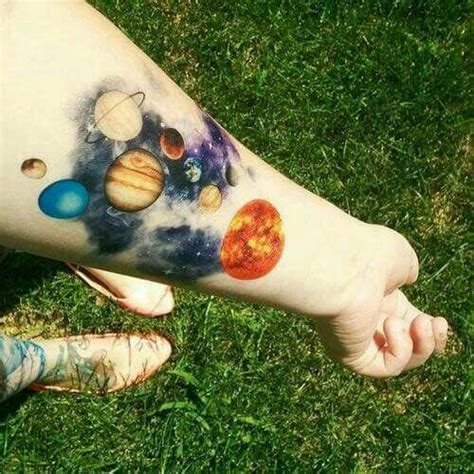 Tattoo Tattoodesigns Tattooart Planets Universe Color Tattoocolor