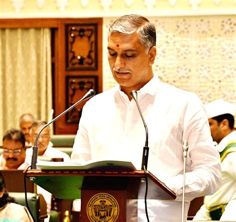 Telangana Finance Minister T Harish Rao Is Telangana Budget 2023 Telangana Finance Minister T Harish Rao Is Telangana Budget 2023