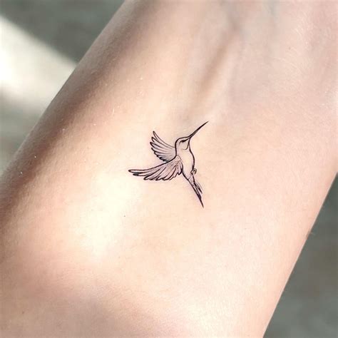 Temporary Tattoo Sheet Hummingbird Colibri Tattoos Tiny Tattoos