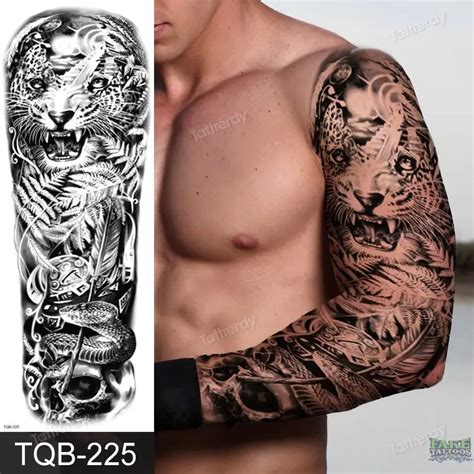 Temporary Tattoos Skull Tiger Owl Lion Bold And Stylish Designs Temporary Tattoos Skull Tiger Owl Lion Bold And Stylish Designs