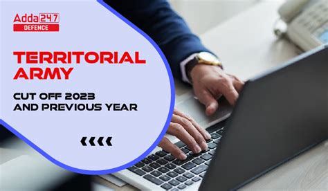 Territorial Army Cut Off 2023 And Previous Year