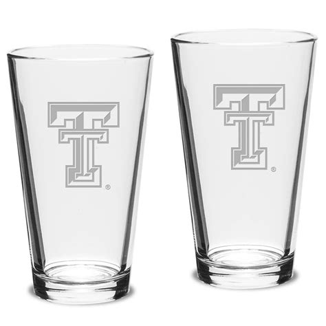 Texas A M Central Texas Warriors 16Oz Two Piece Classic Pub Glass Set