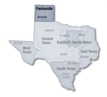 Texasfreeway Statewide Panhandle Region