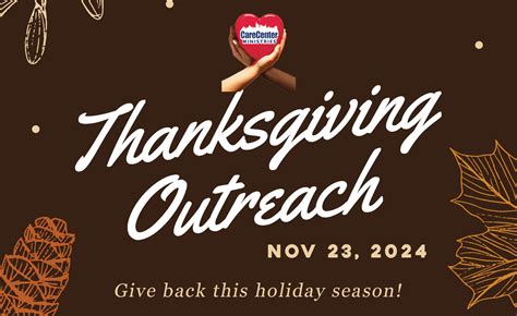 Thanksgiving Outreach Carecenter Ms