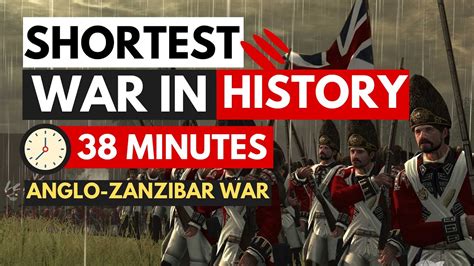 The Anglo Zanzibar War The Shortest War In History Youtube