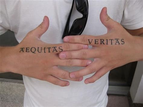 The Boondock Saints Tattoos Veritas Aequitas