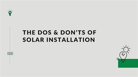 The Dos Amp Don Ts Of Solar Installation By Solaristech Issuu The Dos Amp Don Ts Of Solar Installation By Solaristech Issuu