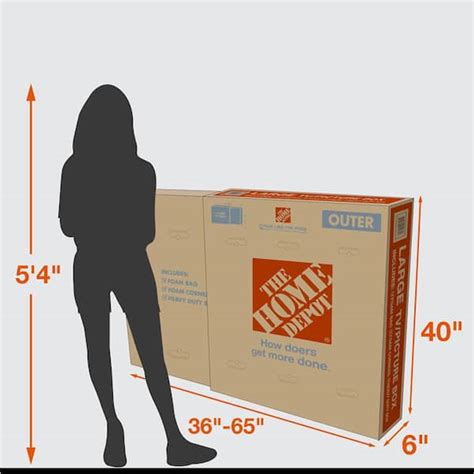 The Home Depot 40 In L X 4 In W X 80 In D Heavy Duty Extra Large