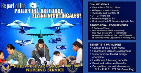 The Philippine Air Force Is Hiring Nurses With A Starting Monthly