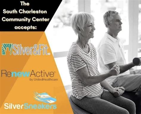 The South Charleston Community Center Accepts Silver Sneakers Renew Active And Silver Fit These Senior Fitness Programs Give You Free Access To Our Facility Call Us Today At 304 744 4731 To See