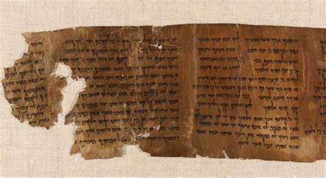 The Ten Commandments Scroll 30 1 Bce Center For Online Judaic Studies