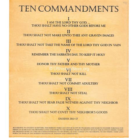 The Ten Commandments