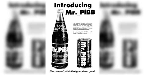 The Unknown History Of Mr Pibb Pibb Xtra The Unknown History Of Mr Pibb Pibb Xtra
