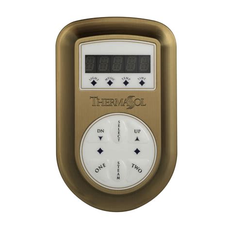 Thermasol Satin Brass Finish Wall Mount Signature Environment Control