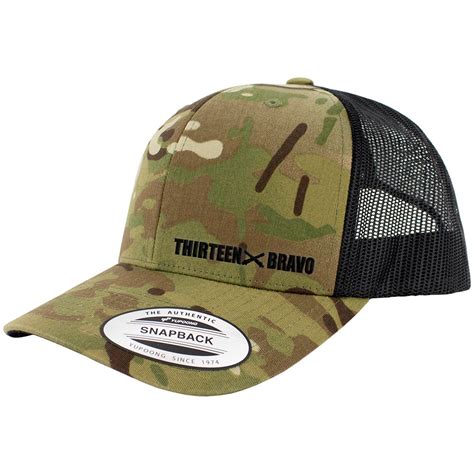 Thirteen Bravo Mos Snapback Trucker Multicam Caps Usamm