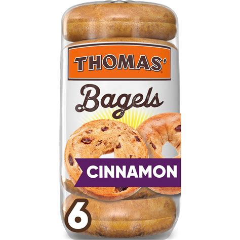 Thomas Cinnamon Raisin Bagels 6 Count Soft Pre Sliced Bagels 20 Oz Pack Of 2 Walmart Com Thomas Cinnamon Raisin Bagels 6 Count Soft Pre Sliced Bagels 20 Oz Pack Of 2 Walmart Com