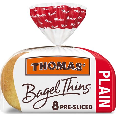 Thomas Plain Bagel Thins 8 Ct 13 Oz Foods Co