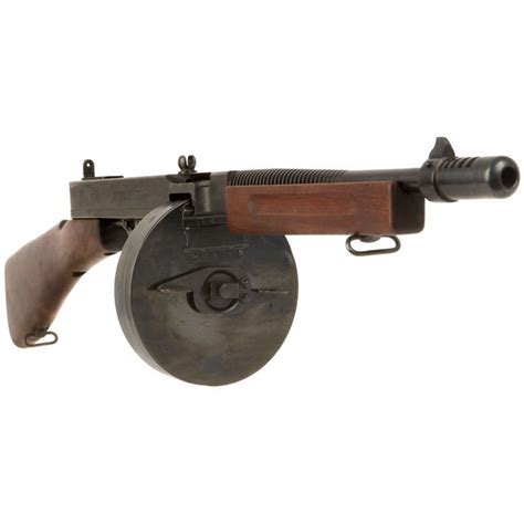 Thompson 1928A1 With Drum Magazine And Two Standard Magazine Gangster Spec Sally Antiques