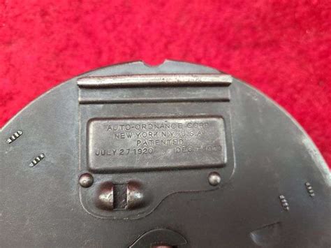 Thompson 50 Round Drum Magazine Kramer Auction Llc