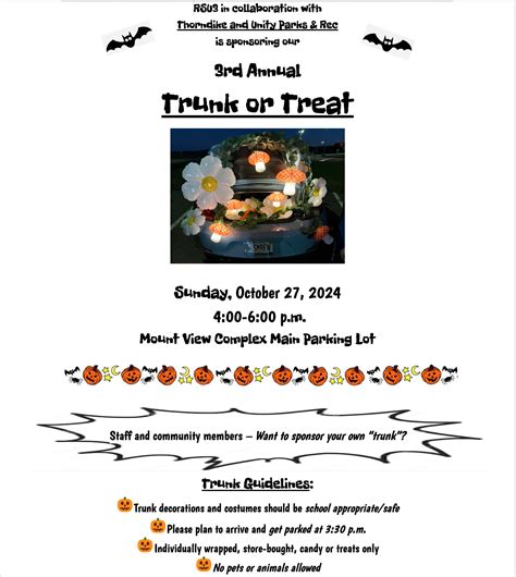 Thorndike Unity Parks Rec S 3Rd Annual Trunk Or Treat Town Of Unity Maine Thorndike Unity Parks Rec S 3Rd Annual Trunk Or Treat Town Of Unity Maine