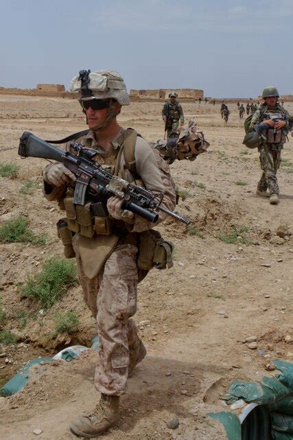 Through Dust Heat Afghan National Army Lead Operation To Success 1St Marine Division Article