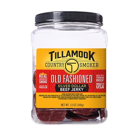 Tillamook Country Smoker Old Fashioned Silver Dollar Beef Jerky