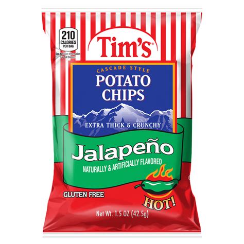 Tim S Potato Chips Jalapeno 1 5 Oz 48 Ct Costco