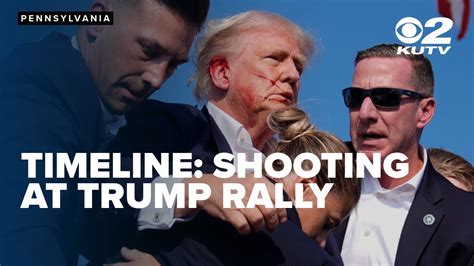 Timeline How Trump Rally Shooting Assassination Attempt Unfolded Into Investigation