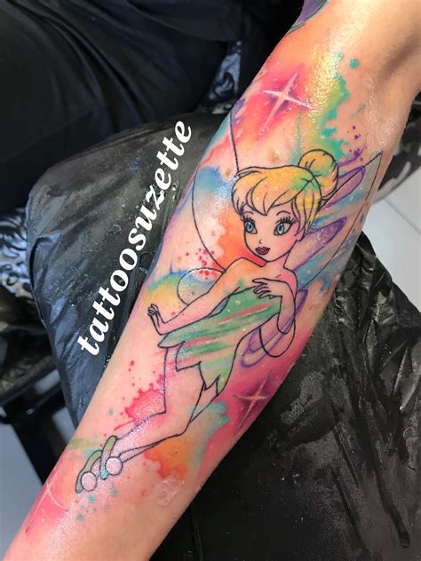 Tinkerbell Tattoo Design Tatoeage Idee N Schattig Tatoeage