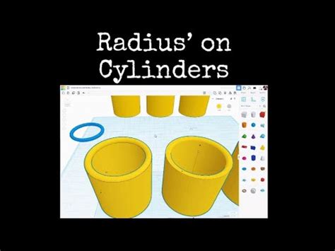 Tinkercad Tip Inside And Outside Radius On Cylinders Kevingroning Tiktok