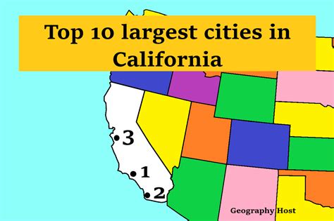 Top 10 Largest Cities In California By Population Geography Host
