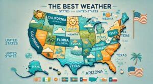 Top 10 U S States With The Best Weather