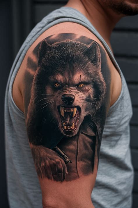 Top 10 Werewolf Tattoos Werewolves