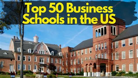 Top 50 Business Schools In The Us