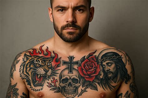 Top 8 Chest Tattoo Ideas For Guys Mantra Tattoo Piercing