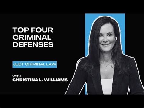 Top Four Best Criminal Defenses