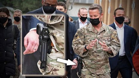 Top U S General In Afghanistan Is Carrying A Heavily Modified Glock With A Compensator Attached