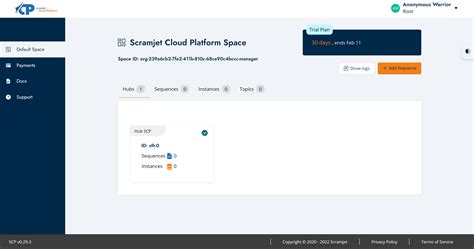 Topics Scramjet Documentation