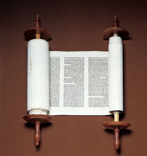 Torah Scroll In Synagogue Symbols Of Jewish Holyday Celebrations
