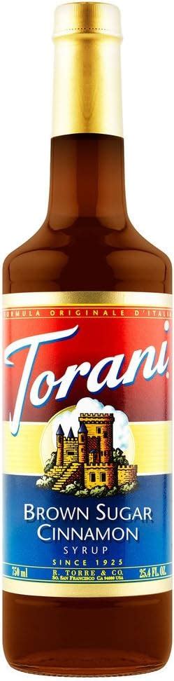 Torani Brown Sugar Cinnamon Flavour Syrup 750 Milliliter Amazon Ca