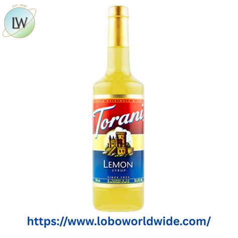 Torani Lemon Syrup 750 Ml