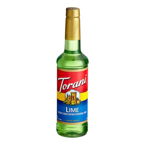 Torani Lime Flavoring Syrup 750 Ml Plastic Bottle Torani Lime Flavoring Syrup 750 Ml Plastic Bottle