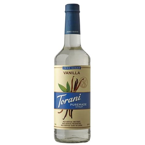 Torani Syrup Puremade Zero Sugar Vanilla Same Day Delivery Or Pickup New Seasons Market