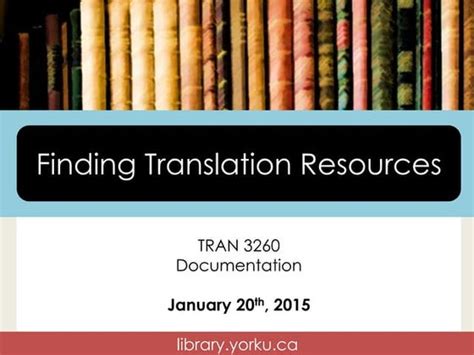 Translation Resources Pdf