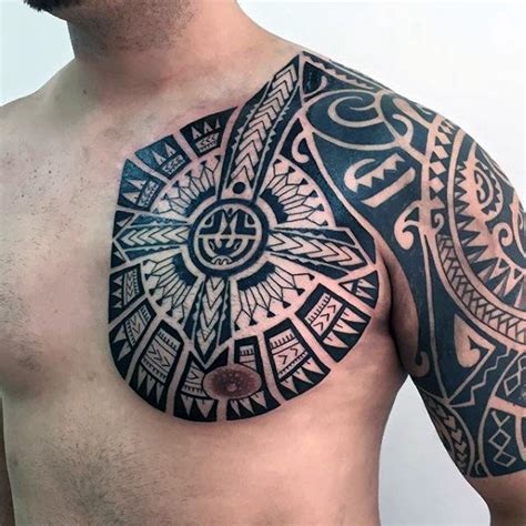 Tribal Chest Tattoos Designs Ideas And Meaning Tattoos For You