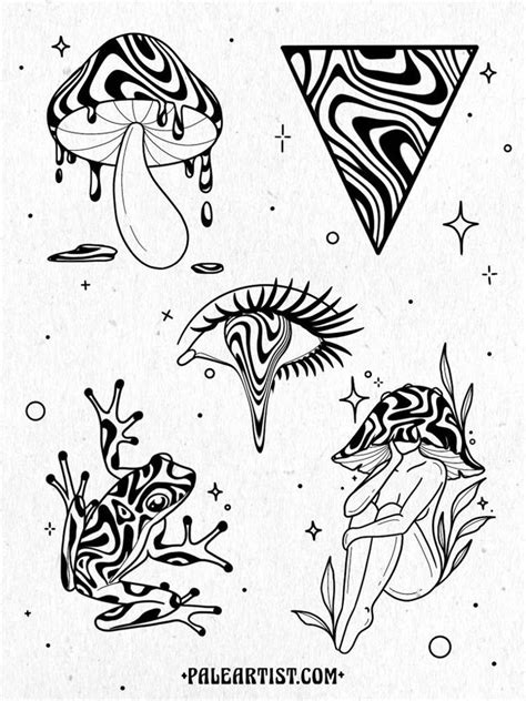 Trippy Tattoo Drawings Bronctattooaus Com