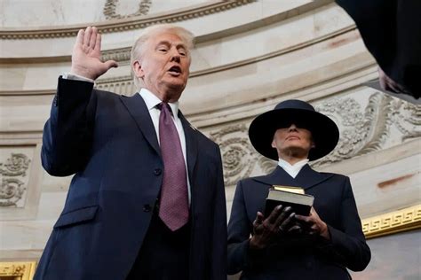 Trump Did Not Place Hand On Bible